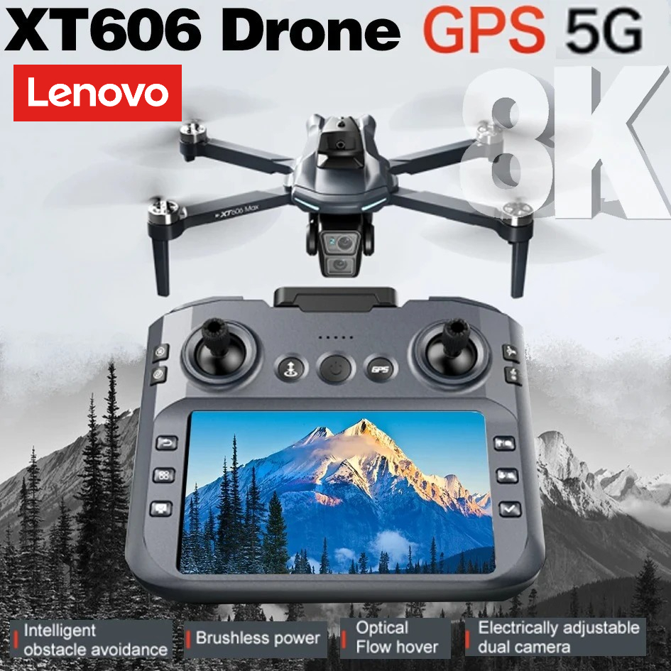 Drone E88Pro Rc 4K - Drone Professionale Lenovo XT606 con Fotocamera