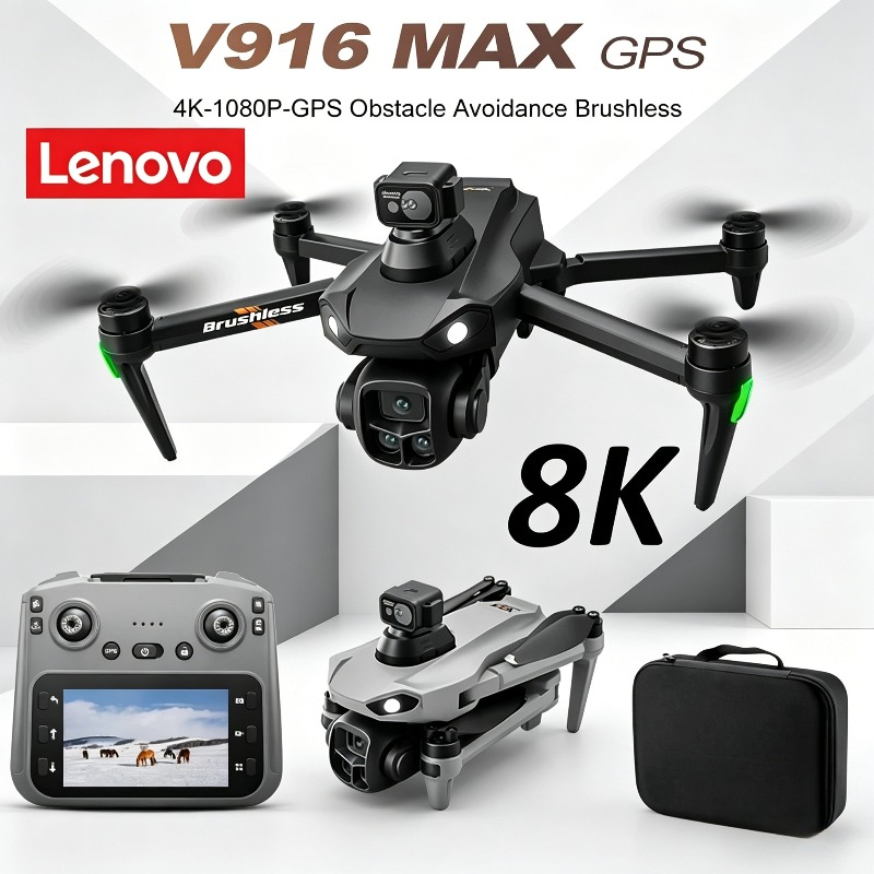 Drone Rc Explorer - Drone Professionale Lenovo V916MAX 8K HD
