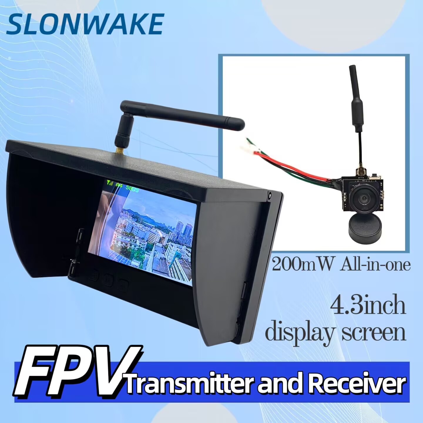 Drone Rc Camera - Telecamera SLONWAKE 5.8G per trasmissione video
