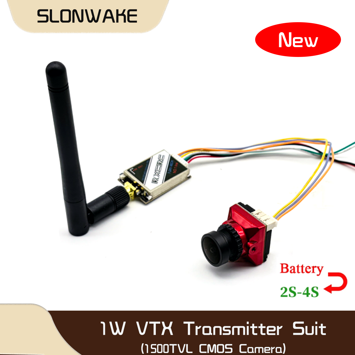 Drone Rc Camera - SLONWAKE Trasmettitore Video Regolabile 5.8G 48CH