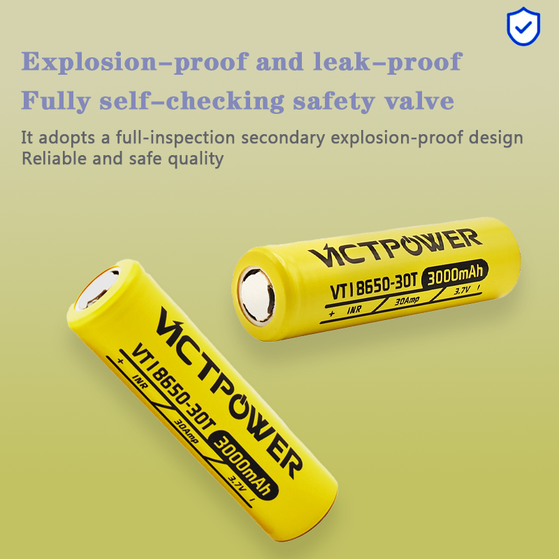 Drone Bike Rc - Batteria Vicpower 18650-30T 3000mAh 3,7V con