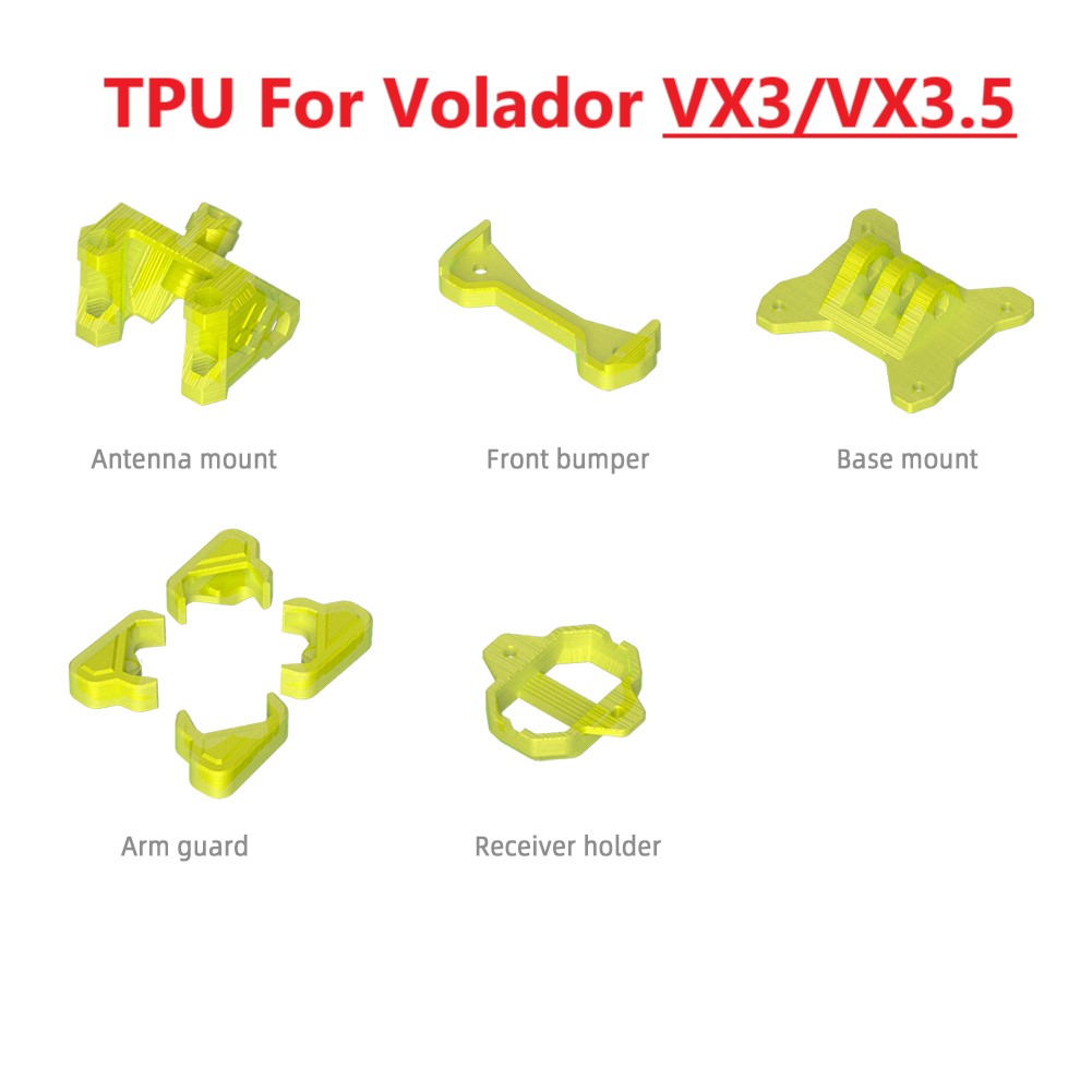 3D Printed Drone Part - Set di Parti in TPU Stampate