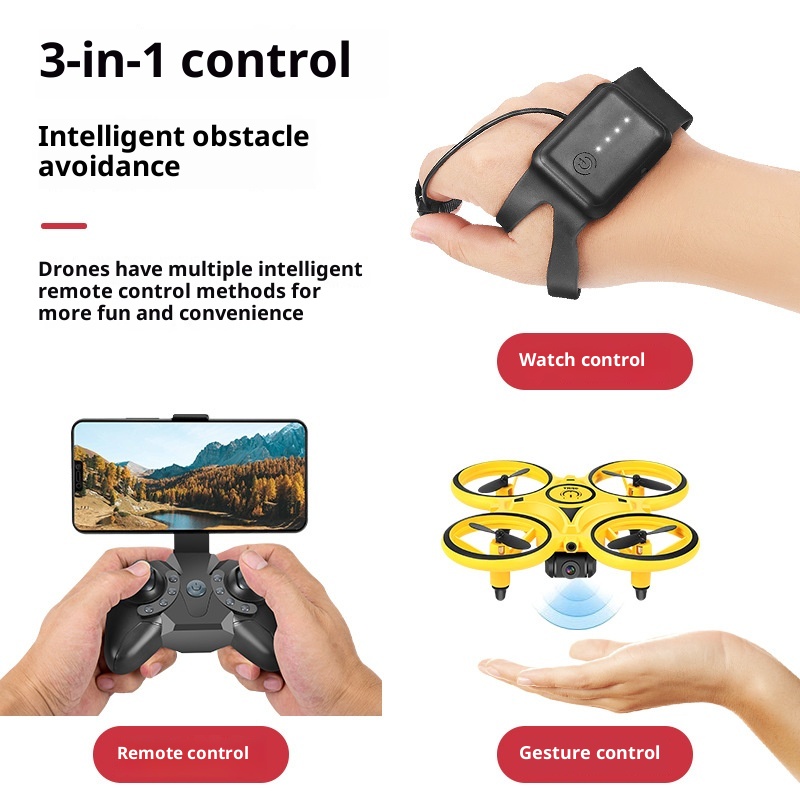 Drone Smart Rc - Giocattolo drone elettrico per il controllo
