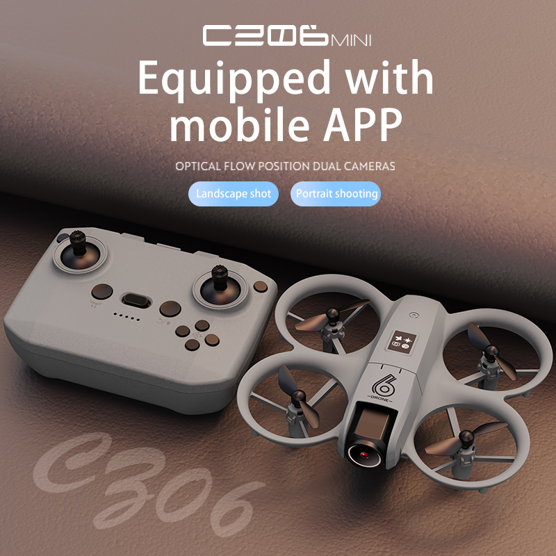 Drone X1 Rc - CZ06 Mini Con LED Pieghevole Drone