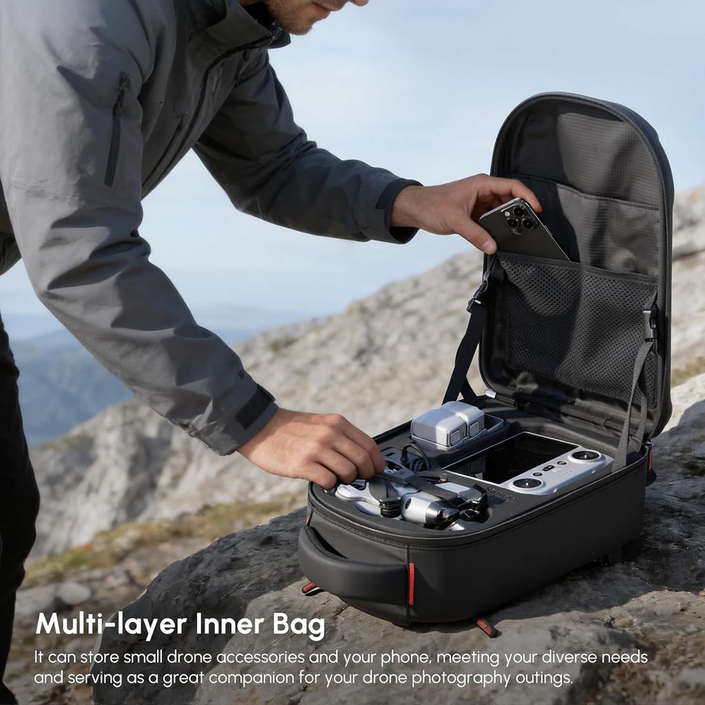 Zaino rigido impermeabile per  - Drone Dji Rc Mini 3 recensione e prezzo