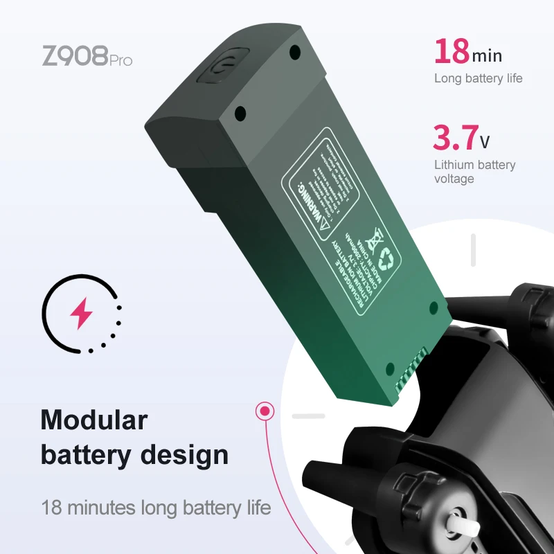 Z908 Pro Max Drone Batteria 3. - Drone Rc Accessories recensione e prezzo