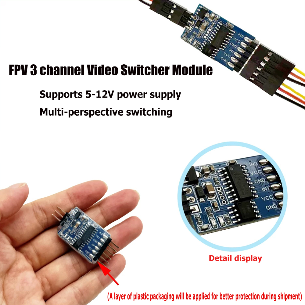 Modulo Switcher Video a 3 Cana - Drone Rc Camera recensione e prezzo