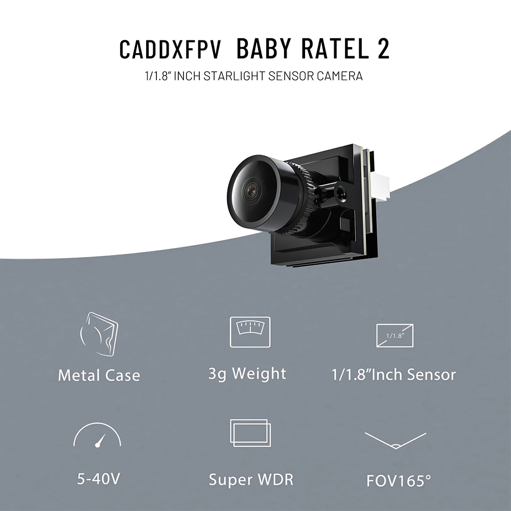 CADDX Micro FPV Telecamera Rat - Drone Rc Camera recensione e prezzo