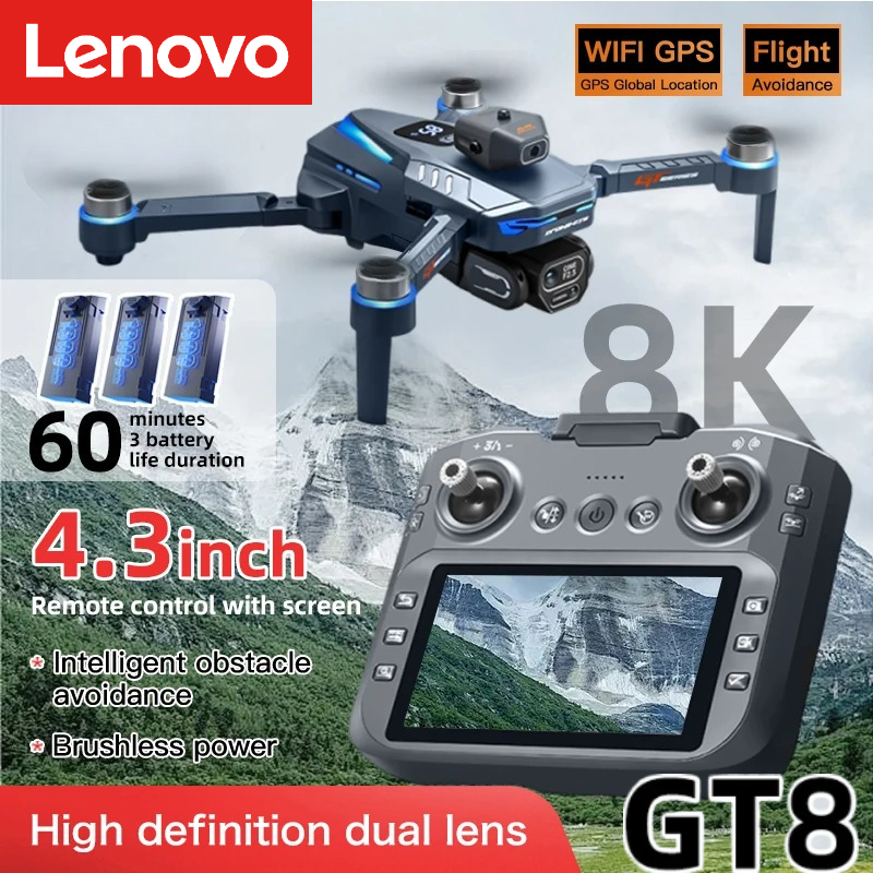 Drone Lenovo GT8 8K Profession - Drone E88Pro Rc 4K recensione e prezzo