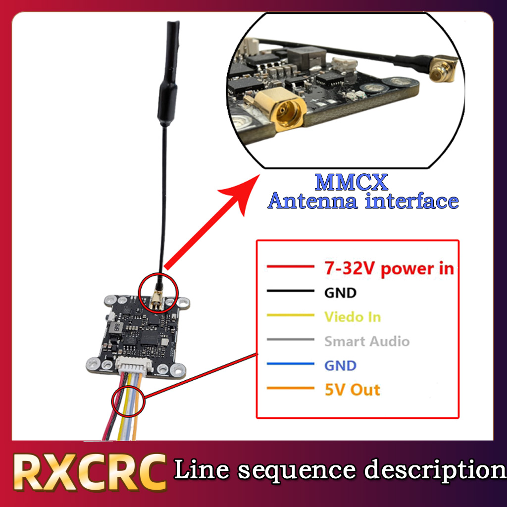 Modulo RXCRC 5.8G 48CH 1.6W VT - Drone Rc Camera recensione e prezzo