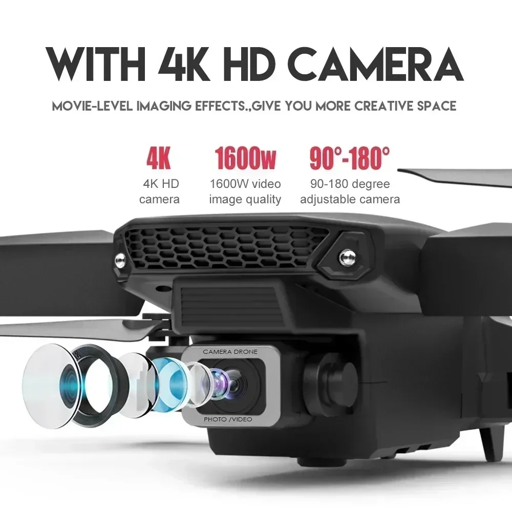 E88 Pro WIFI FPV Drone grandan - Drone E88Pro Rc 4K recensione e prezzo