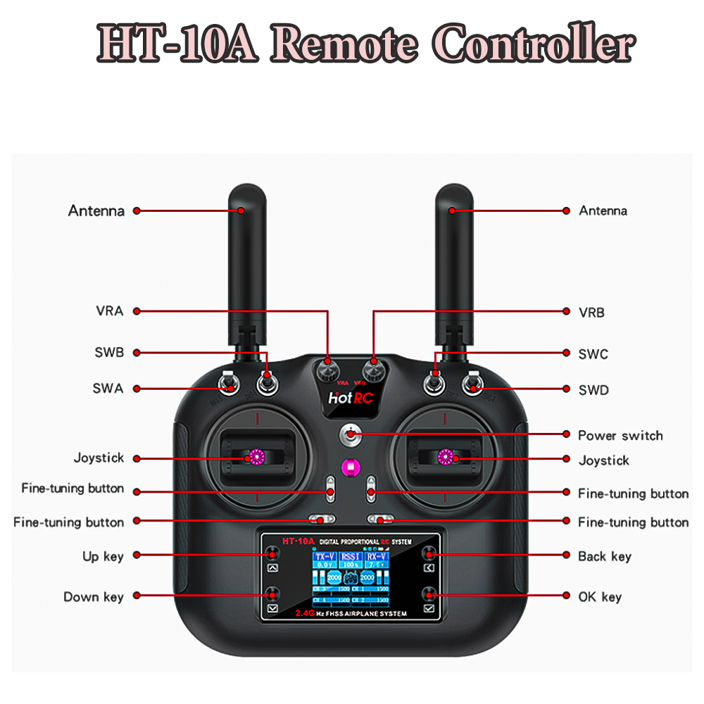 Hotrc Hot rc HT-10A HT10A 2.4G - Drone Rc Accessories recensione e prezzo
