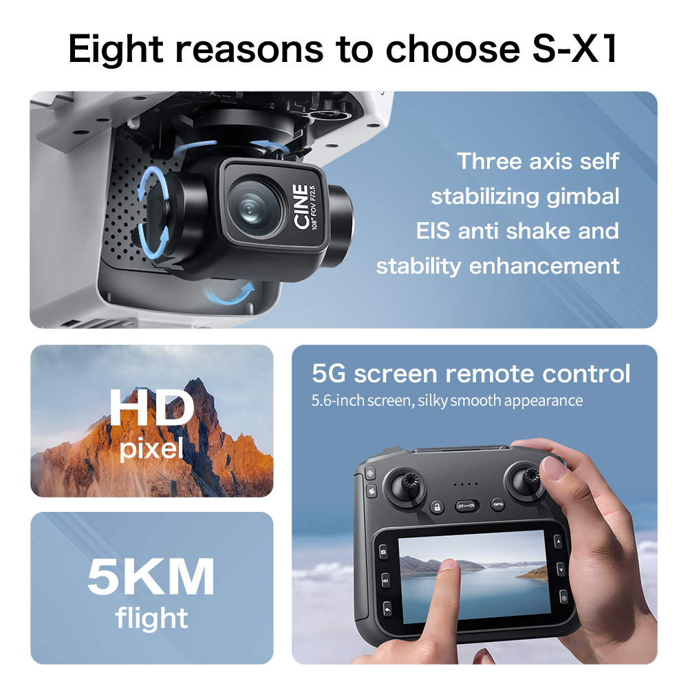 Drone GPS Lenovo S-X1 MAX con  - Drone X1 Rc recensione e prezzo