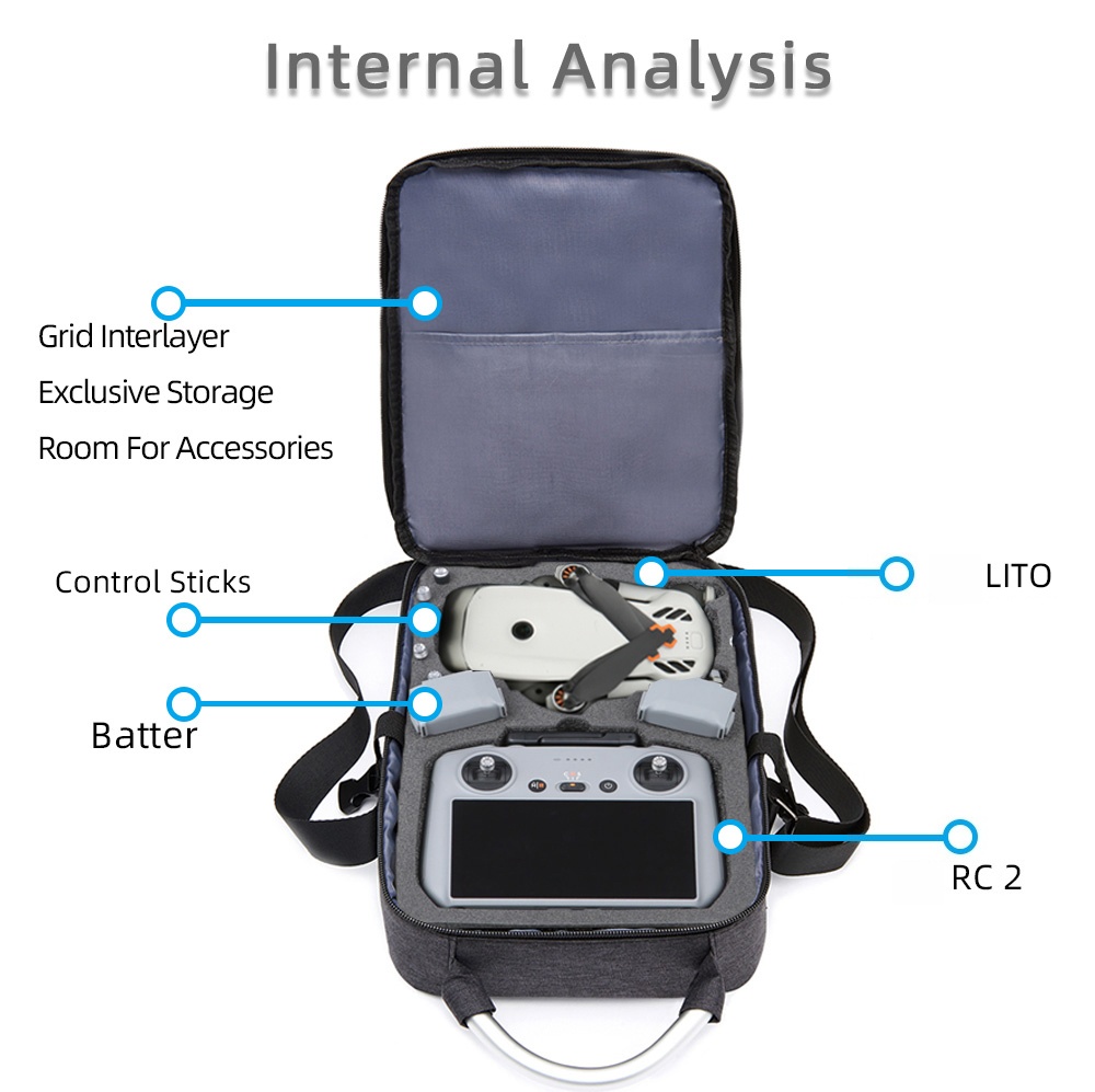 Borsa Organizer per DJI Lito X - Drone X1 Rc recensione e prezzo