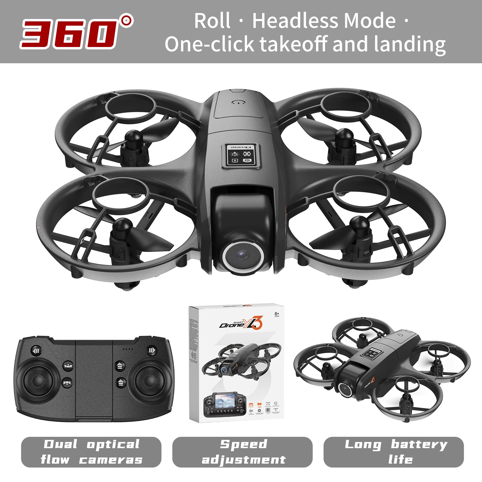 Nuovo Drone RC YL3 con Doppia  - Drone E88Pro Rc 4K recensione e prezzo