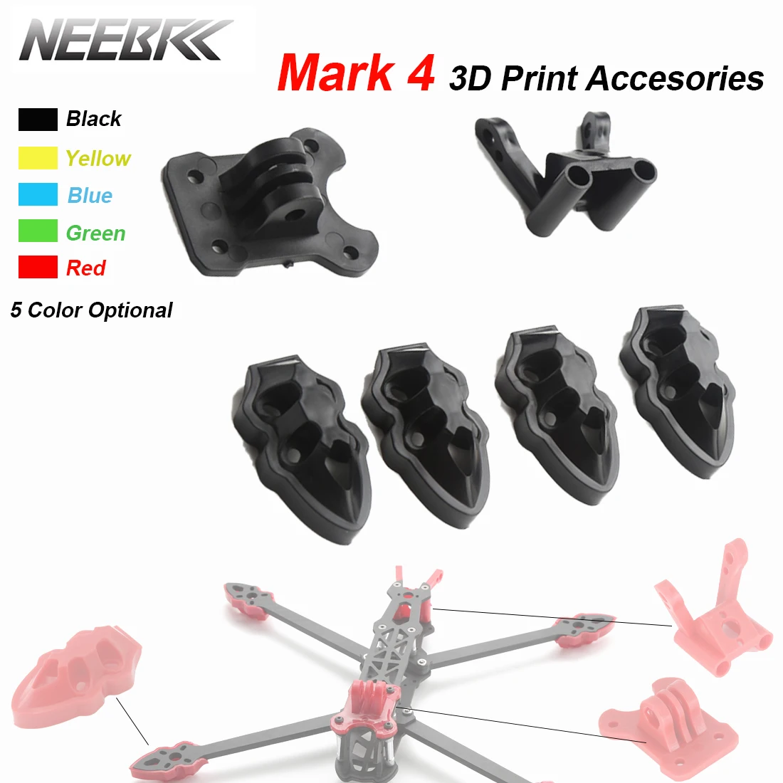 Accessori per Drone FPV Neebrc - 3D Printed Drone Part recensione e prezzo